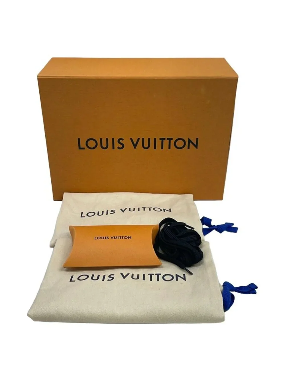 Louis Vuitton Sneakers 38.5 Khaki Dark Brown Black Monogram Pattern Leather